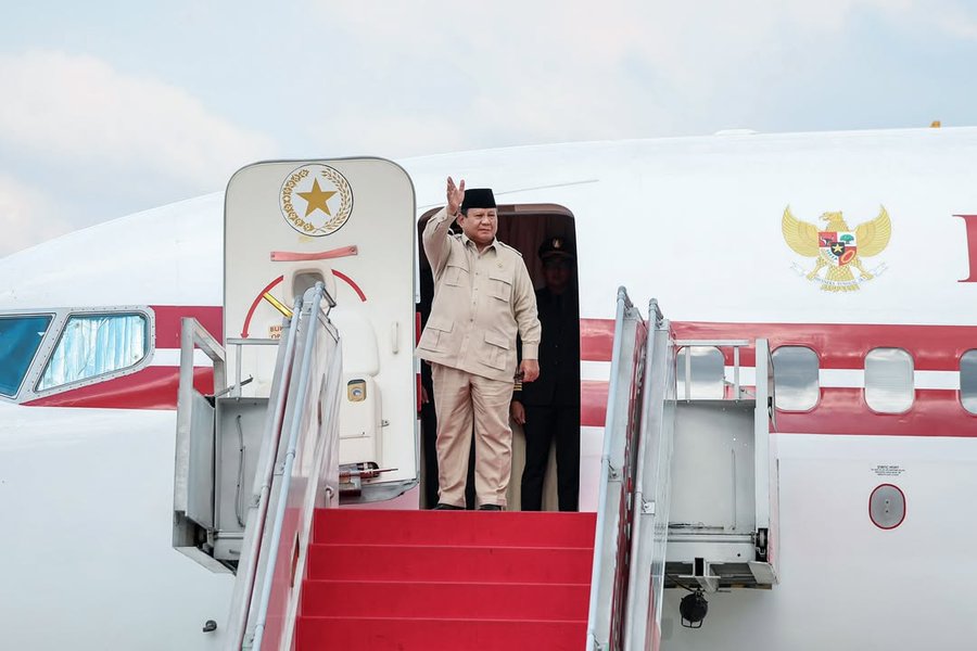 Prabowo Tiba di Brasil, Siap Debut di Panggung Global KTT BRICS